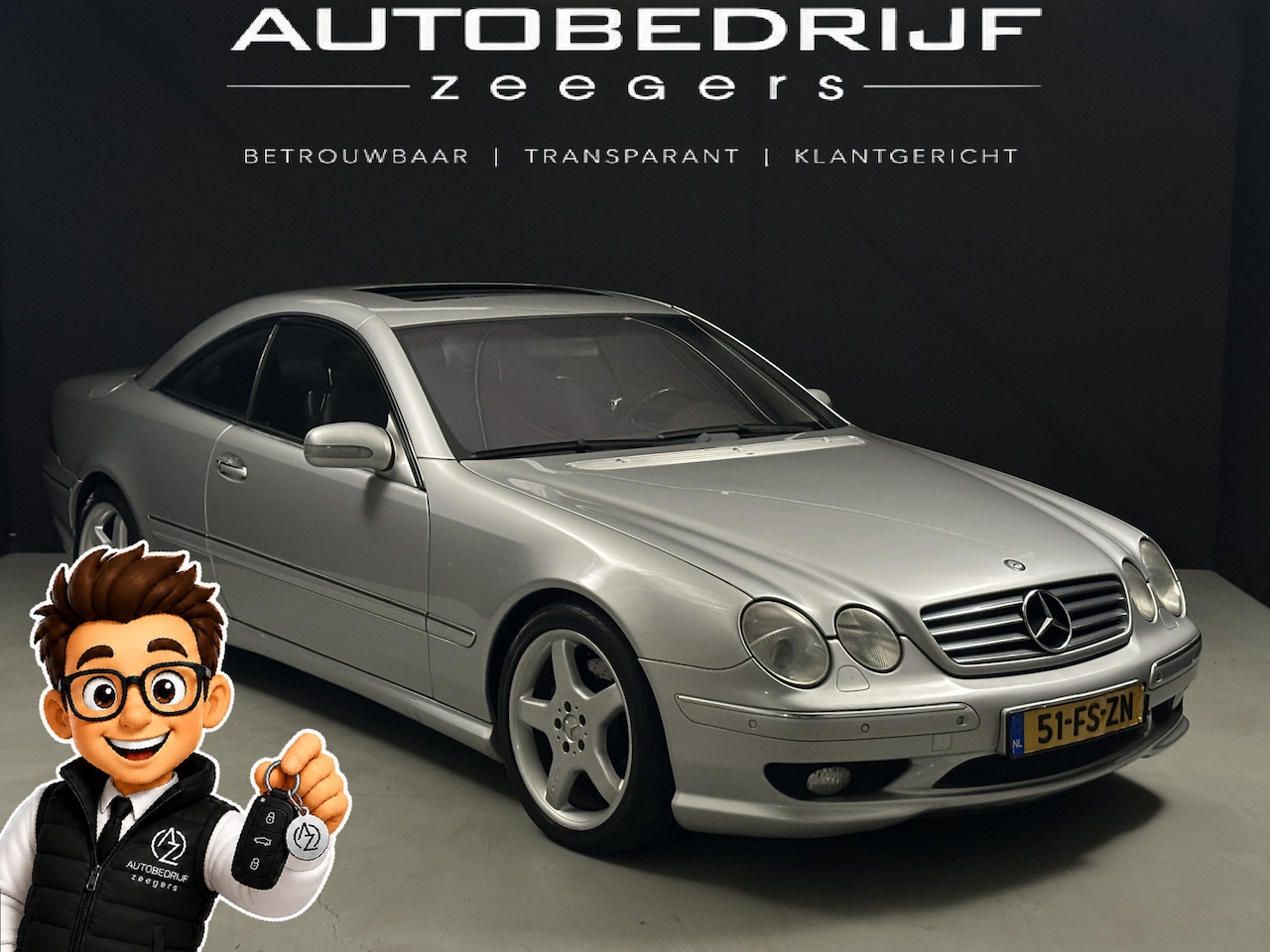Mercedes-Benz CL-klasse - AMG 55 *Coupe*Well-Kept*Heatseat*Full Leather* - AutoWereld.nl