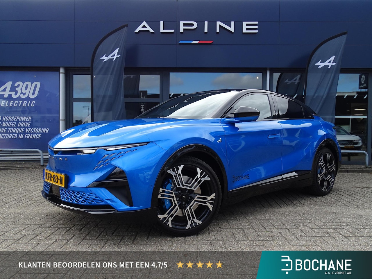 Alpine A390 - GT 89kWh DEVIALET AUDIO / 22KW LADER / SABELT ALPINE SPORTSTOELEN - AutoWereld.nl
