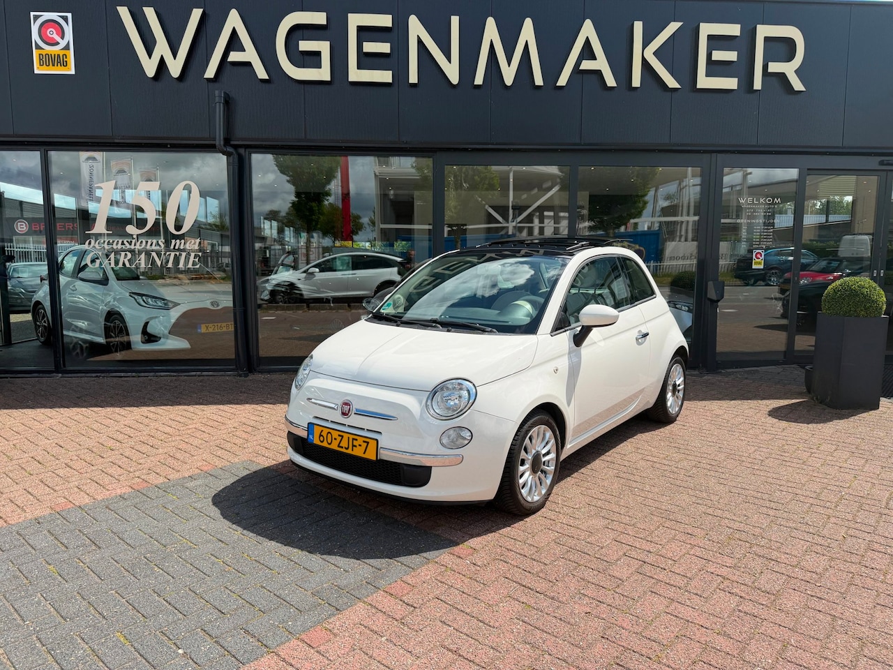 Fiat 500 - 0.9 TwinAir Lounge Airco|Schuifdak|Vol Onderhoud - AutoWereld.nl