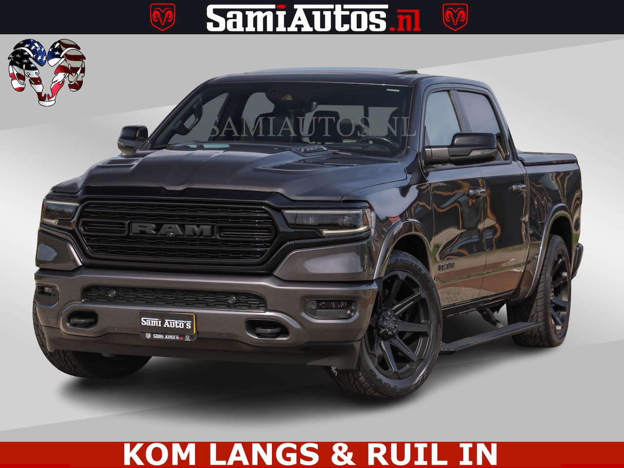 Dodge Ram Pick Up - LIMITED | 5.7 V8 HEMI 402PK | TUFF WIELEN | MEEST VOLLE LIMITED | PRACHTIGE KLEUR GRANITE - AutoWereld.nl