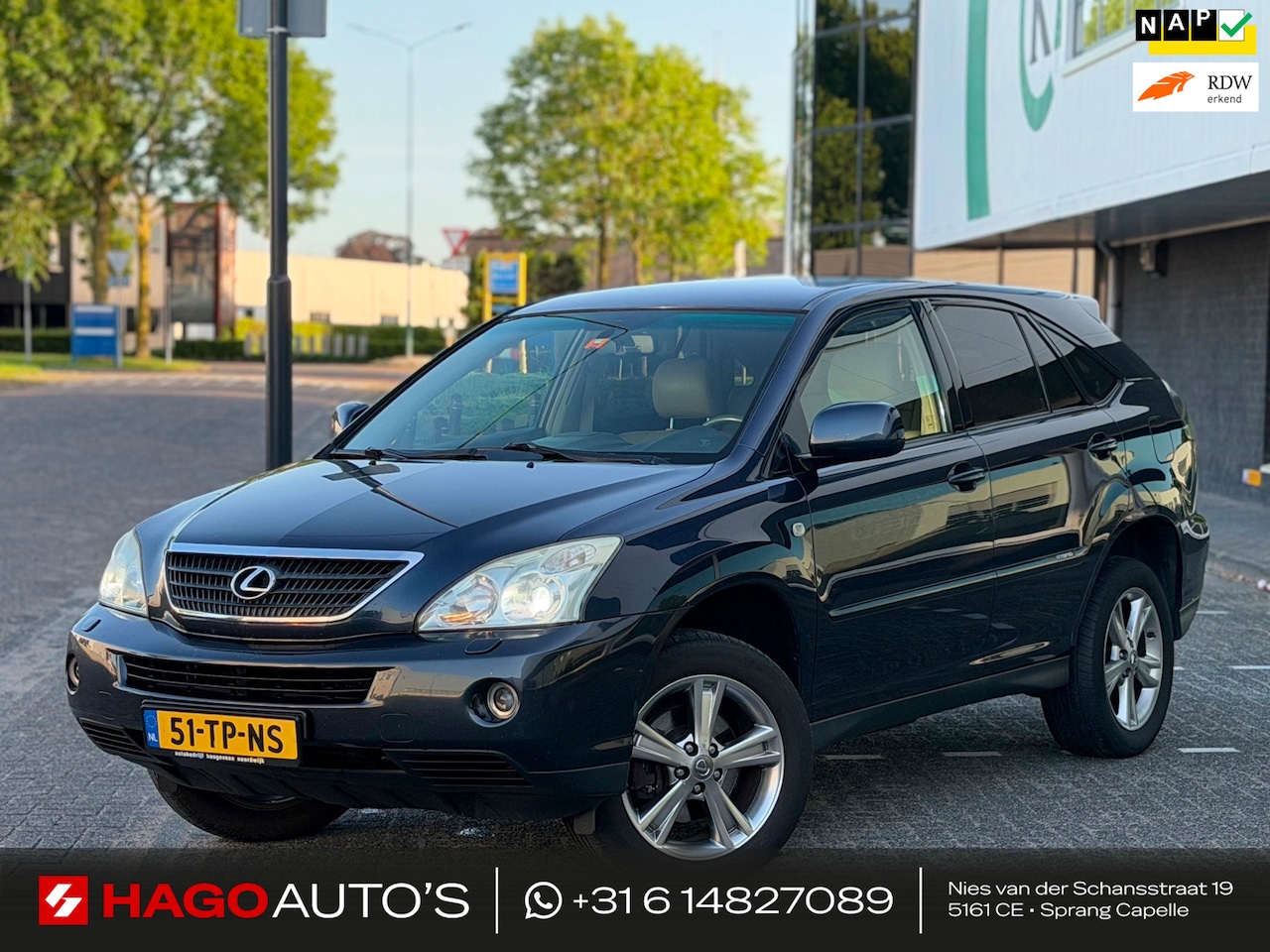 Lexus RX - 400h Executive Hybrid AUT/LEDER/XENON/CRUISE/NAVI/CAMERA/MEMORY/STOELVERW/NW-DISTRIBUTIERI - AutoWereld.nl
