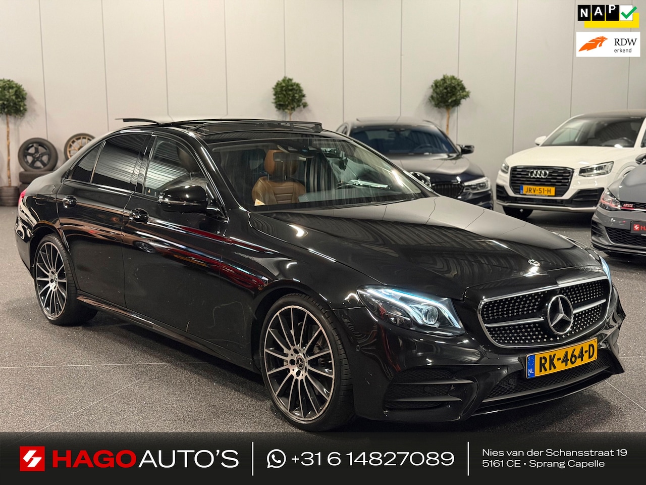 Mercedes-Benz E-klasse - 200 Premium Plus 1E-EIG/LED/WIDESCREEN/PANO/LEDER/HUD/SFEERV/360C/BURMESTER/MEMORY/DYNAMIC - AutoWereld.nl