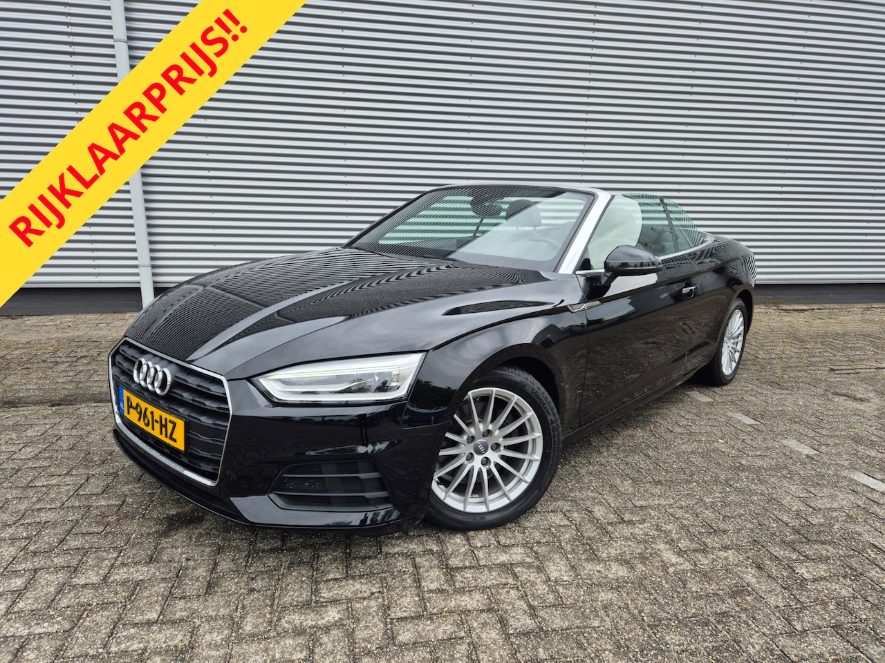 Audi A5 Cabriolet - 2.0 TFSI MHEV Pro Line Automaat, airco,navigatie,stoelverwarming,lederen bekleding,parkeer - AutoWereld.nl