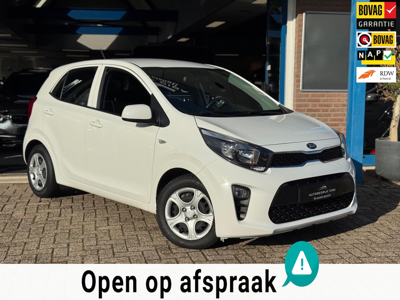 Kia Picanto - 1.0 DPi ComfortLine 5p Wit 2020 AIRCO BTW 1e Eig - AutoWereld.nl