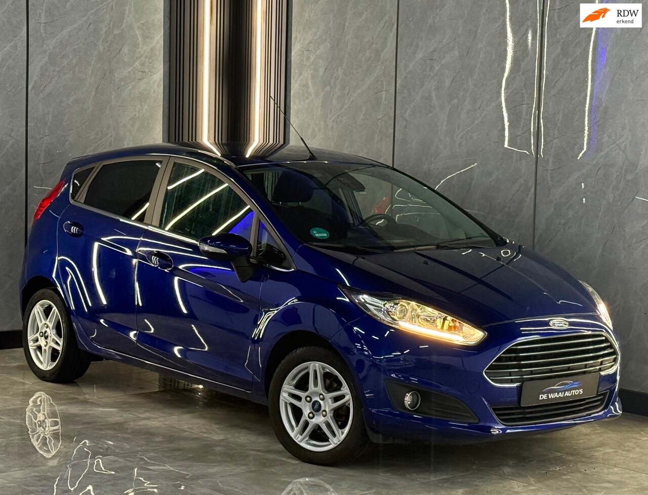 Ford Fiesta - 1.0 EcoBoost Titanium | 2e Eignr | Navi | Vol Onderh | Clima | Sfeer | Nap | Parkpilot | S - AutoWereld.nl