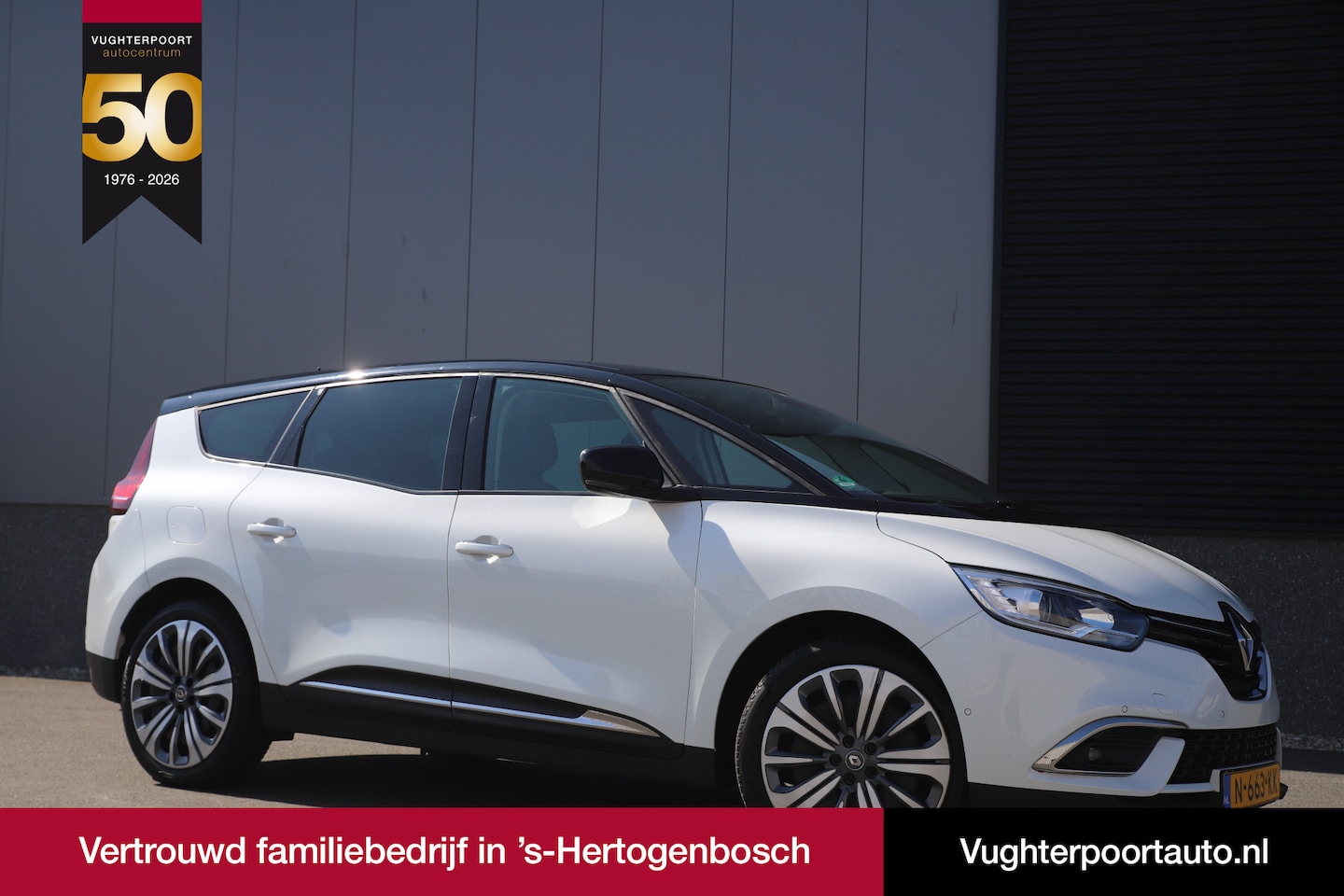Renault Grand Scénic - 1.3 TCe 140pk /Automaat/7-persoons/Camera/Pearl white/Carplay - AutoWereld.nl