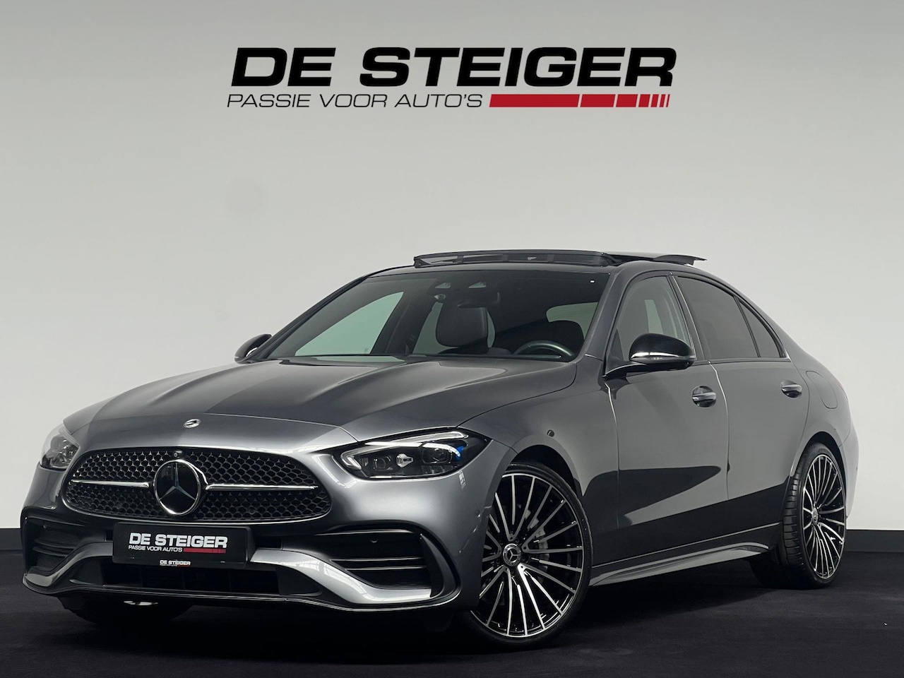 Mercedes-Benz C-klasse - 300 e AMG Pano Burmester Memory Distronic 360 Sfeer - AutoWereld.nl