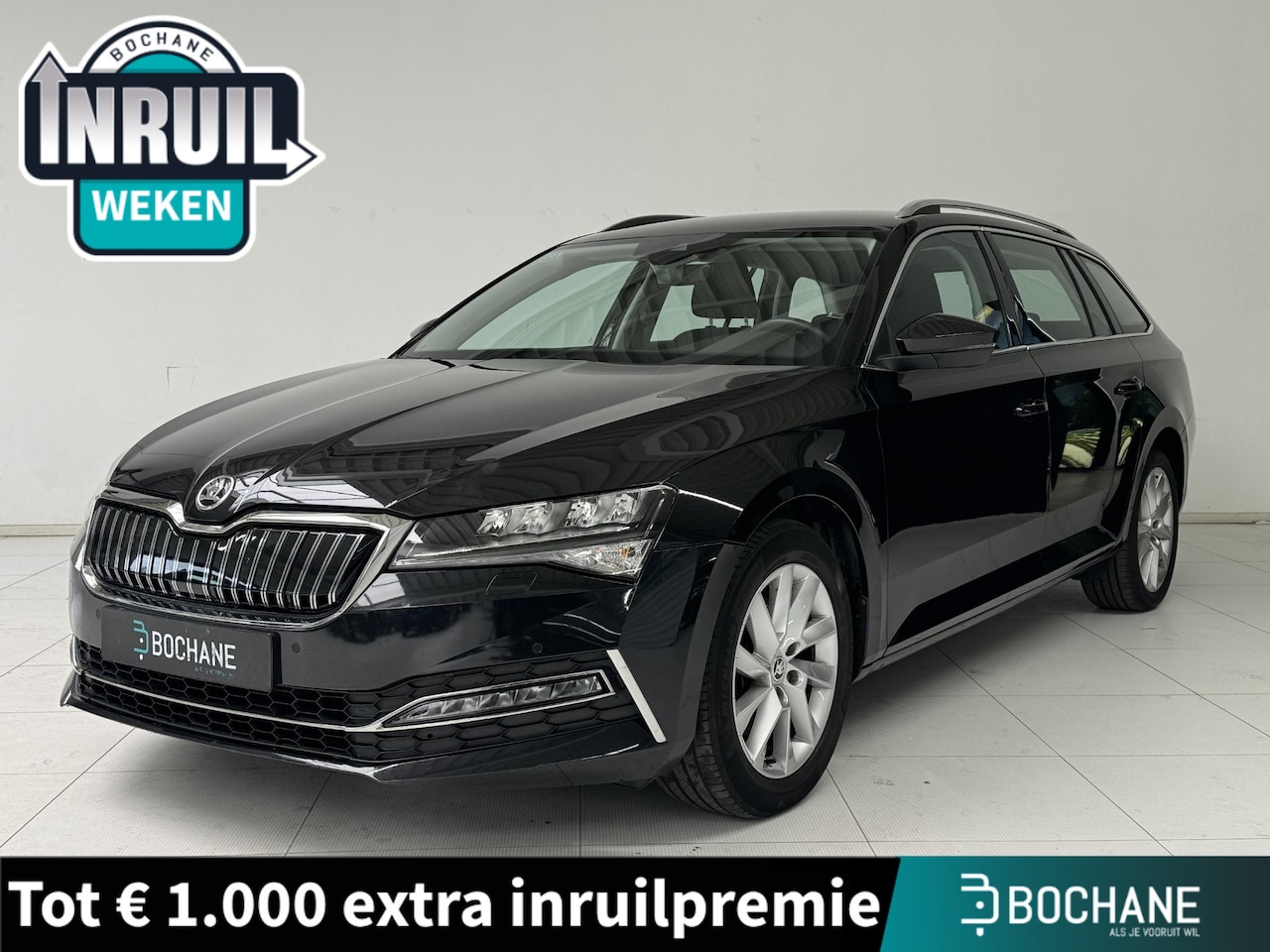 Skoda Superb Combi - 1.4 TSI iV Business Edition Plus | Navigatie | Camera | Stoelverwarming | Elektrische Stoe - AutoWereld.nl