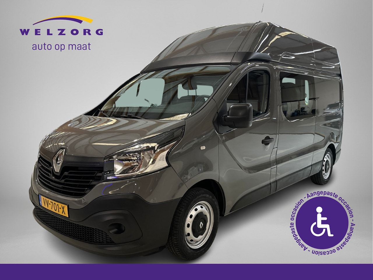 Renault Trafic - 1.6 dCi T29 L2H2 DC Comfort Energy Direct leverbaar! Rolstoelbus - AutoWereld.nl