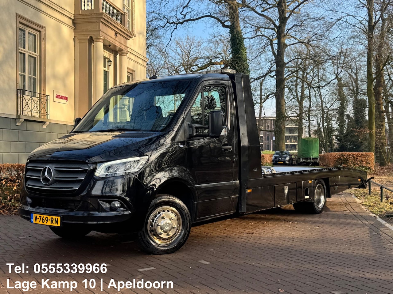 Mercedes-Benz Sprinter - 519 3.0 CDI V6 Tijhof Luchtvering 1E-Eigenaar Dealer onderhouden Memory Cruise Full Option - AutoWereld.nl