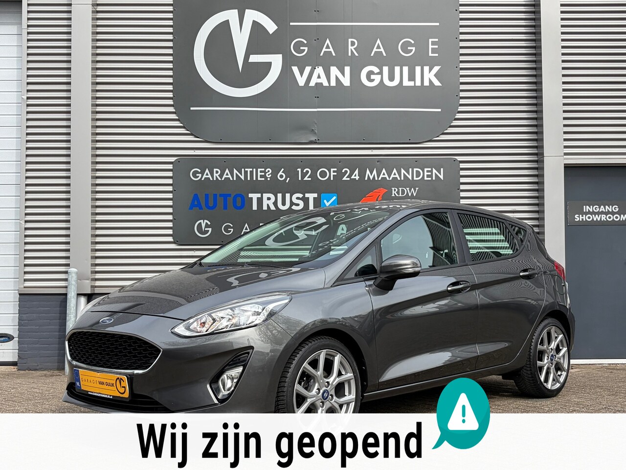 Ford Fiesta - 1.0 EcoBoost 101PK Automaat,CarPlay,Clima,Cruise,Isofix,ElektrRamen+Spiegels,Stoel+StuurVe - AutoWereld.nl