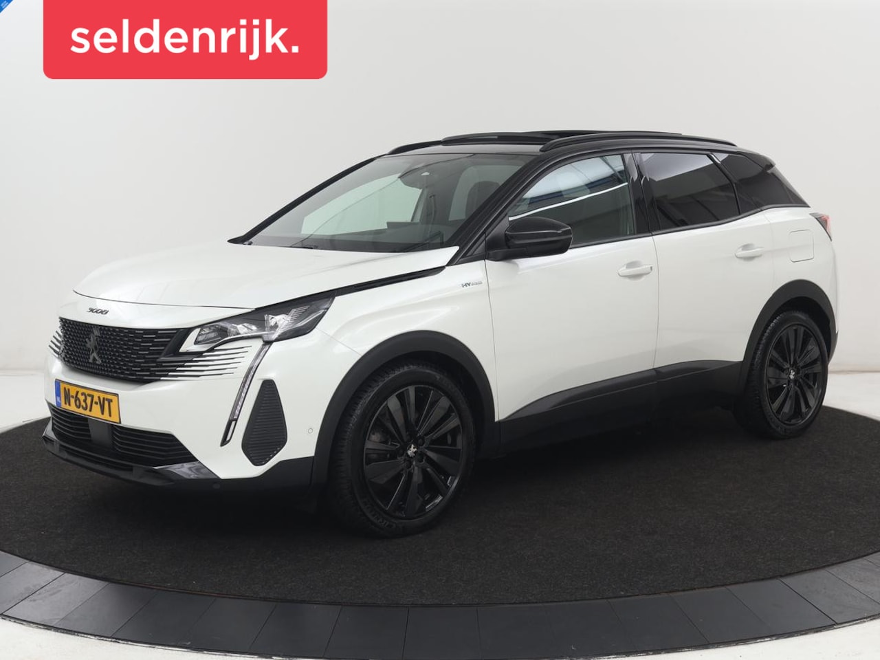 Peugeot 3008 - 1.6 HYbrid 225 GT Pack Business | SOH 90,2% | Panoramadak | Stoelverwarming | Adaptive cru - AutoWereld.nl