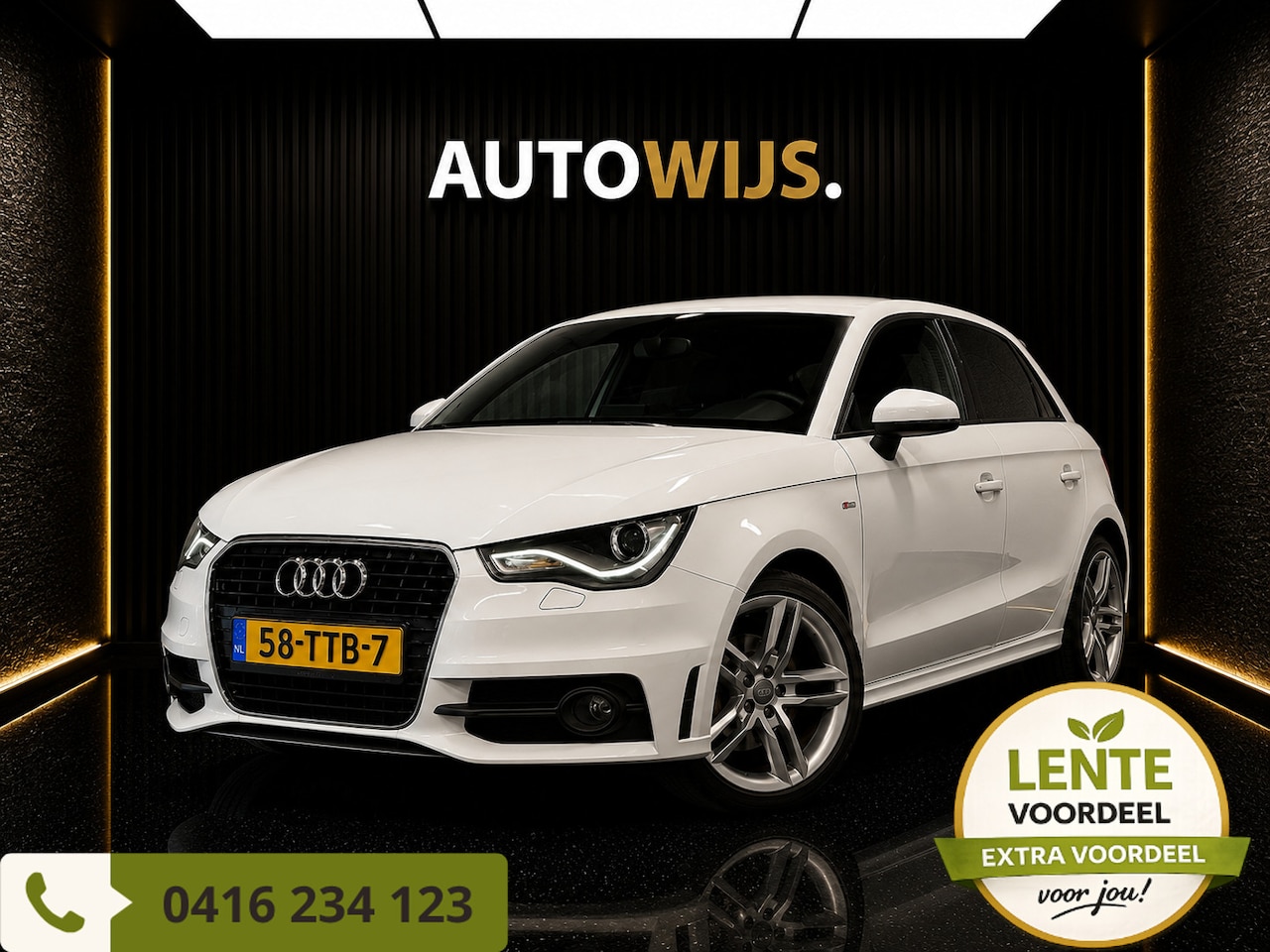 Audi A1 Sportback - 1.2 TFSI Pro Line S|3x S-LINE|NL AUTO|LED|NAVI - AutoWereld.nl