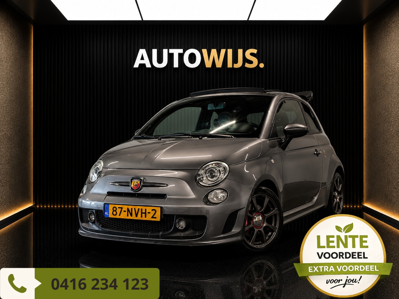 Fiat 500 C - 1.4-16V Abarth|CABRIO|AUT|NL AUTO|140PK|INTERSCOPE - AutoWereld.nl
