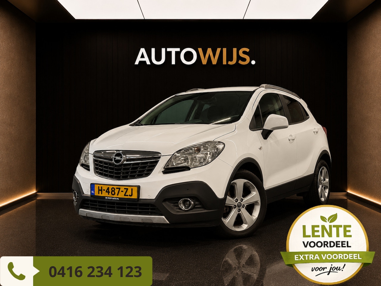 Opel Mokka - 1.6 Edition|Trekhaak|Navi|LM-VELG|116PK - AutoWereld.nl