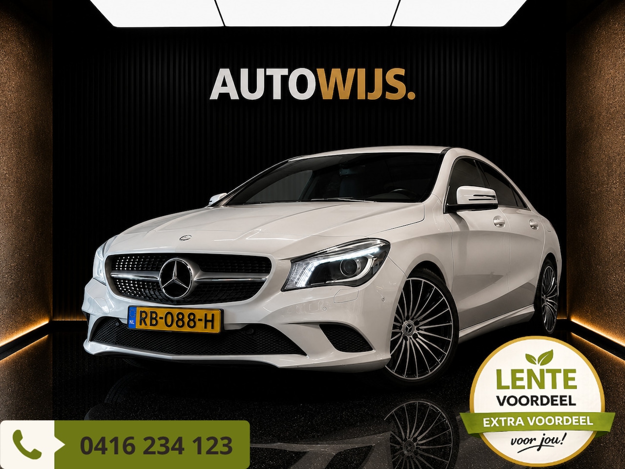 Mercedes-Benz CLA-Klasse - 180 Edition 1|AUT|LED|NAVI|STOELVERW|GOED ONDERHOUDEN - AutoWereld.nl