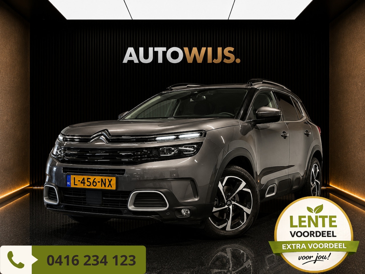 Citroën C5 Aircross - 1.2 PureTech Business|AUT|LED|CAMERA|LEDER|D-RIEM VV - AutoWereld.nl