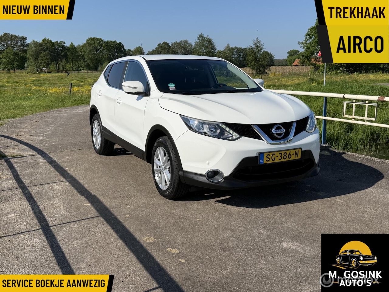 Nissan Qashqai - 1.2 Trekhaak nieuwe turbo Airco apk nieuw - AutoWereld.nl