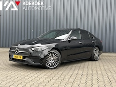 Mercedes-Benz C-klasse - 300 e AMG Line MASSAGE/PANO/HEADUP/SPOILER/360CAM/BOMVOL