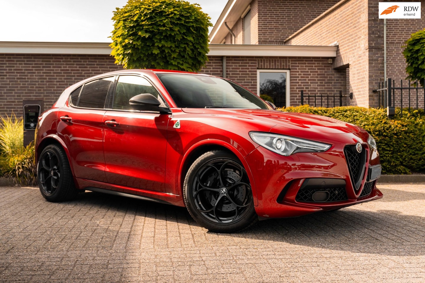 Alfa Romeo Stelvio - 2.9 V6 AWD Quadrifoglio 510 PK ACC H&K Carbon Keyless Stoel/Stuurverw. Camera 20'' - AutoWereld.nl