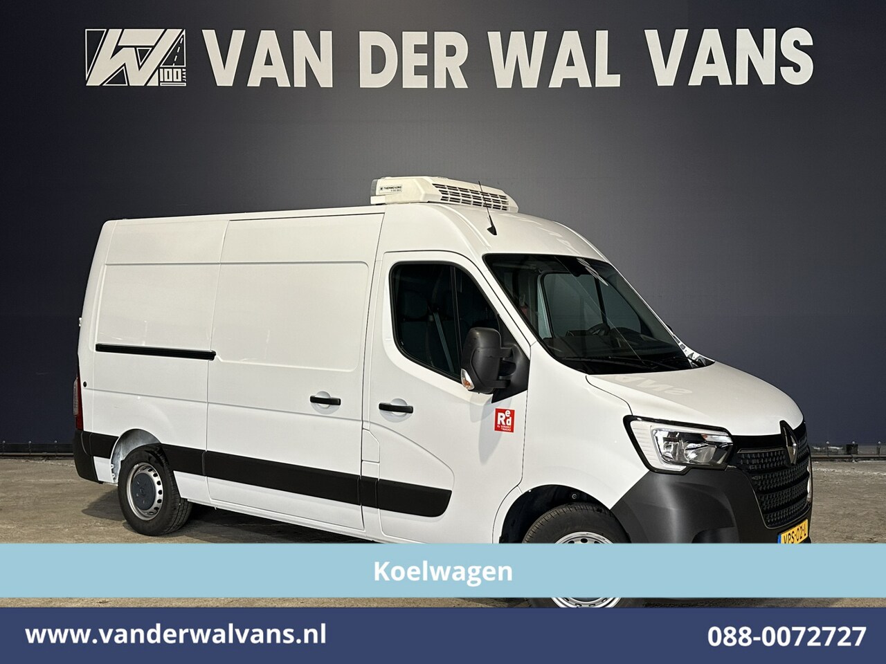 Renault Master - 2.3 dCi 136pk L2H2 Koelwagen Thermoking V-300 MAX Vriezen -20°C tot verwarmen + 20°C Dag + - AutoWereld.nl