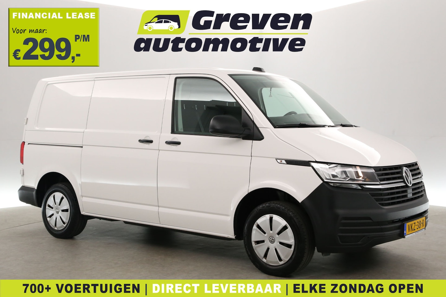 Volkswagen Transporter - 2.0 TDI L1H1 140PK | Airco | Cruise | 3 Zits | Carplay | Trekhaak | Parkeersens. - AutoWereld.nl