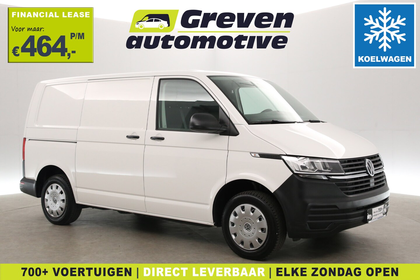 Volkswagen Transporter - 2.0 TDI L1H1 | Koelwagen 0° | Nachtkoeling | Airco | 3 Zits | Trekhaak | Koelauto - AutoWereld.nl