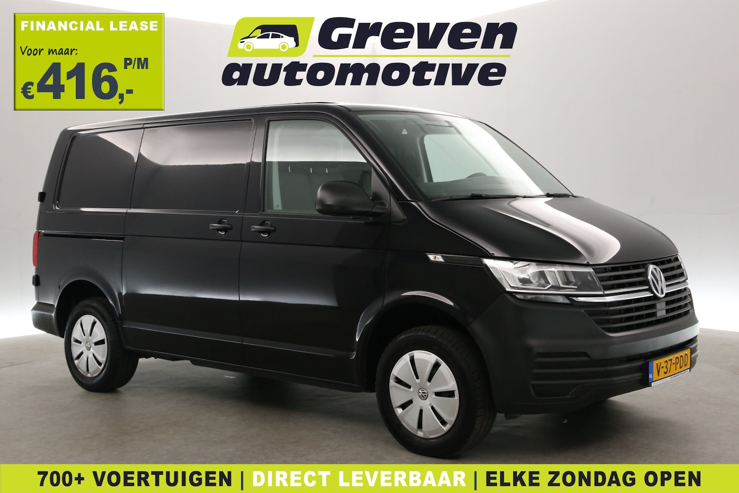 Volkswagen Transporter - 2.0 TDI T6.1 L1H1 | Airco | 3 Zits | Parkeersensoren | Stoelverw. | Elektrpakket - AutoWereld.nl