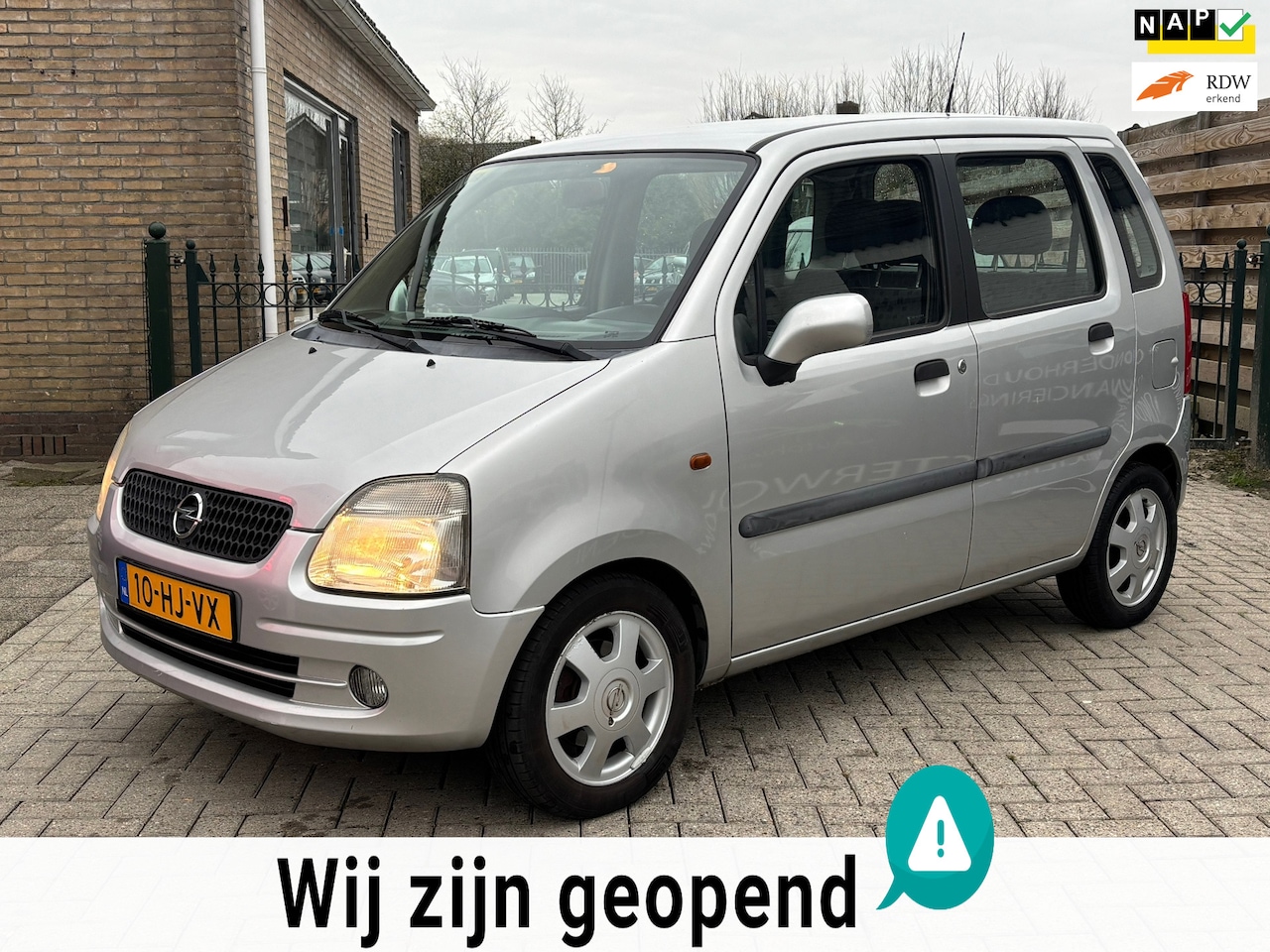Opel Agila - 1.2-16V Elegance | airco | 5drs | nieuwe apk | trekhaak - AutoWereld.nl
