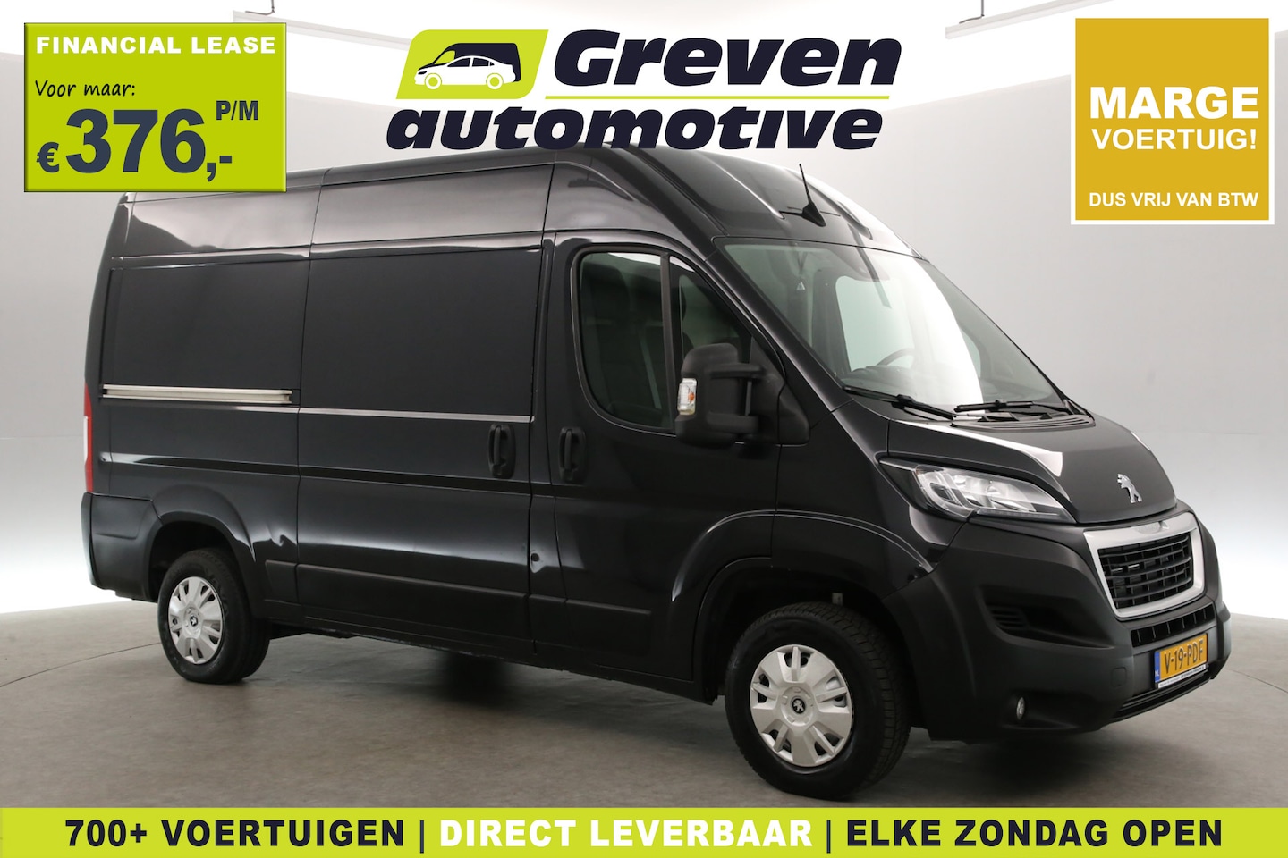 Peugeot Boxer - 2.2 BlueHDI L2H2 | MARGE | Airco | Cruise | Camera | 3 Zits | Navi | Parkeersens. - AutoWereld.nl