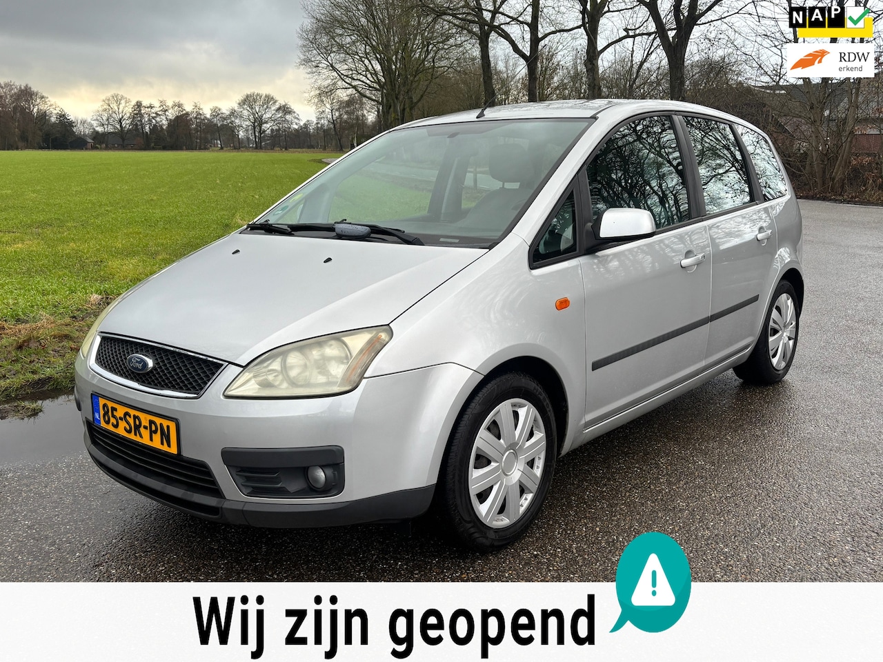 Ford Focus C-Max - 1.6-16V Futura | nieuwe apk | airco | - AutoWereld.nl