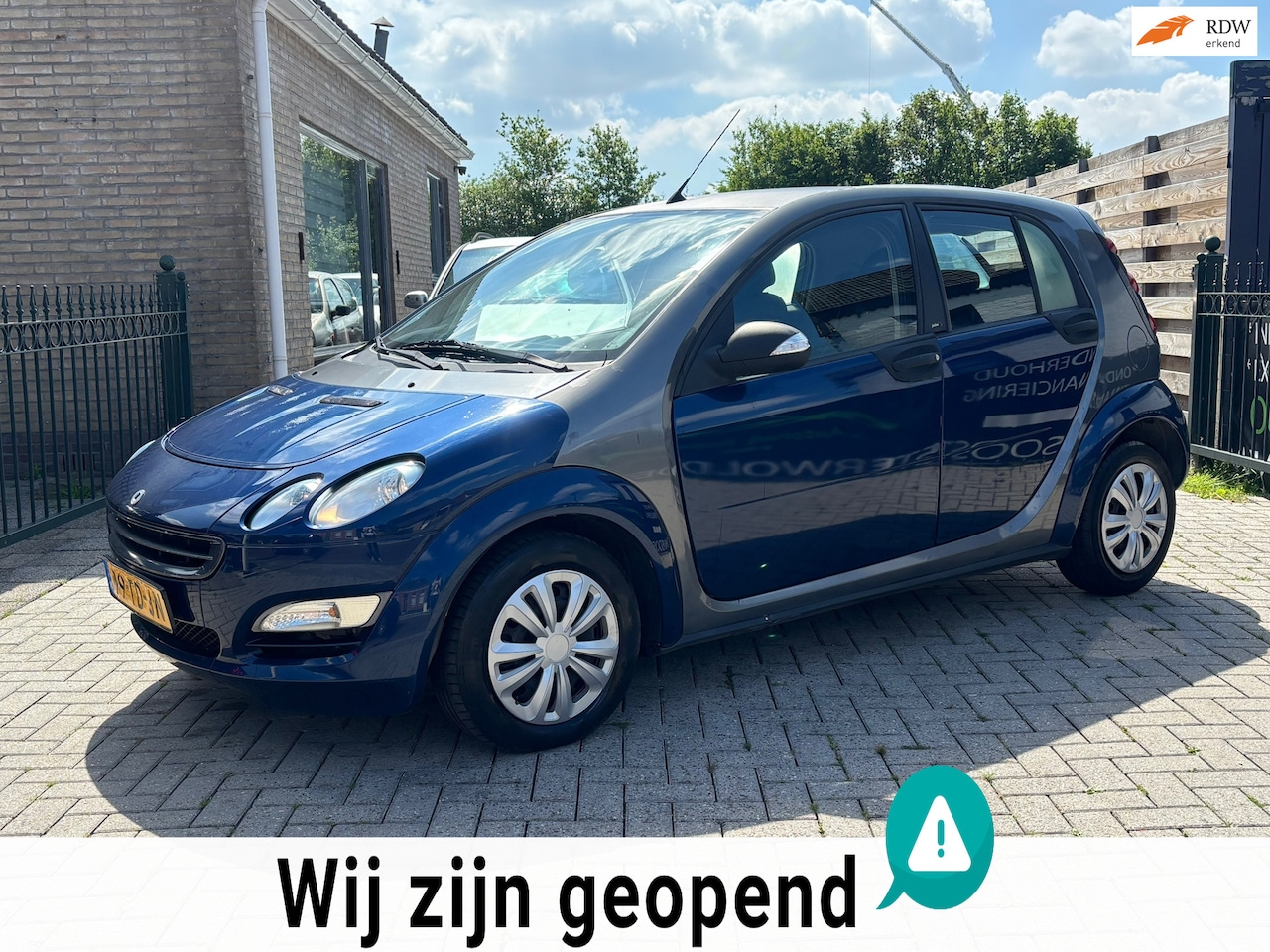 Smart Forfour - 1.1 pulse | 5drs | airco | nieuwe apk ! gewoon super goedkoop en zuinig rijden ! - AutoWereld.nl