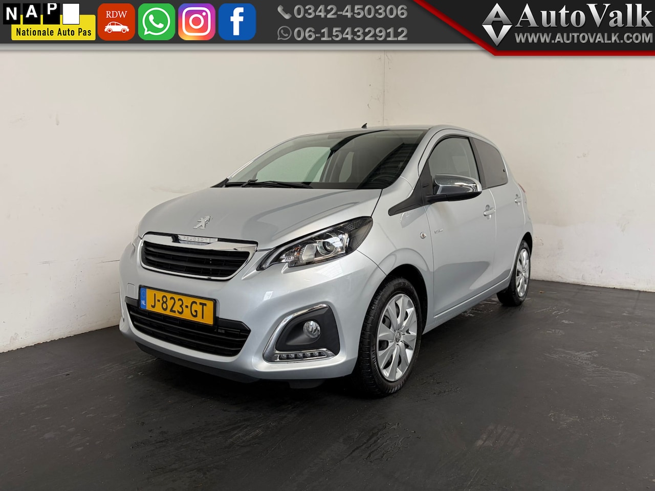 Peugeot 108 - 1.0 e-VTi Style. Airco. Lage KM! - AutoWereld.nl