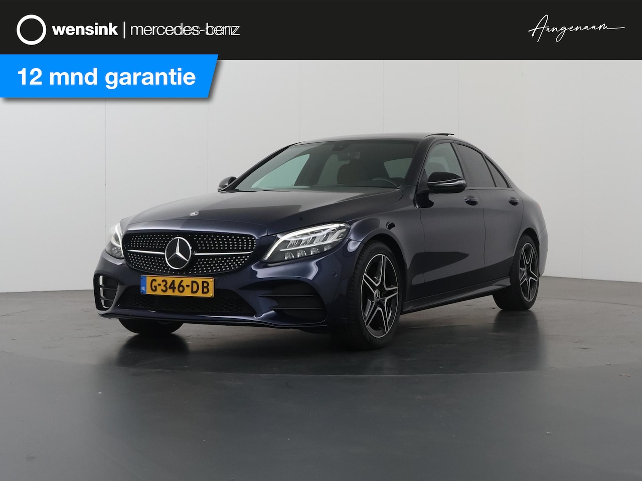 Mercedes-Benz C-klasse - 160 Business Solution AMG | Panoramadak | Night | Multibeam | Stoelverwarming | Lederen be - AutoWereld.nl