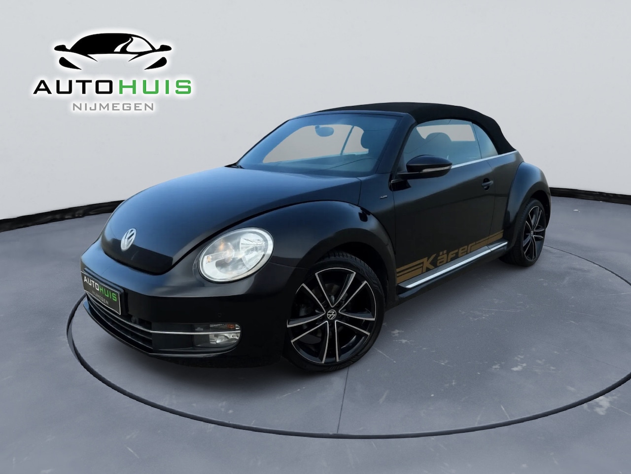 Volkswagen Beetle Cabriolet - 1.2 TSI Allstar Zwart Stoelverwarming Camera Zeer compleet - AutoWereld.nl