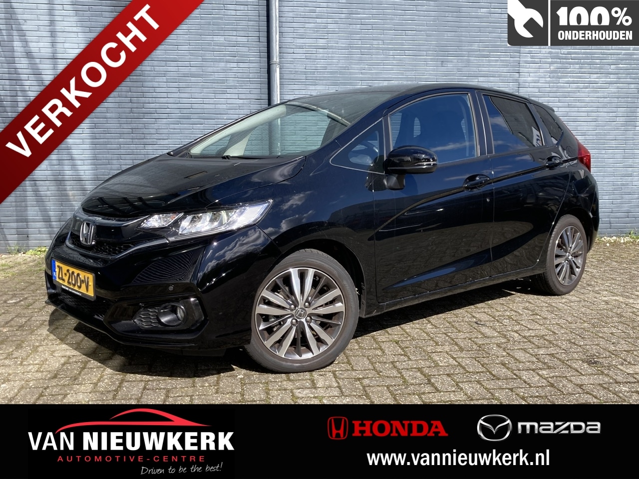 Honda Jazz - 1.3 i-VTEC 102pk Automaat Elegance | Navigatie | Cruisecontrol | LED | Parkeersensoren | L - AutoWereld.nl