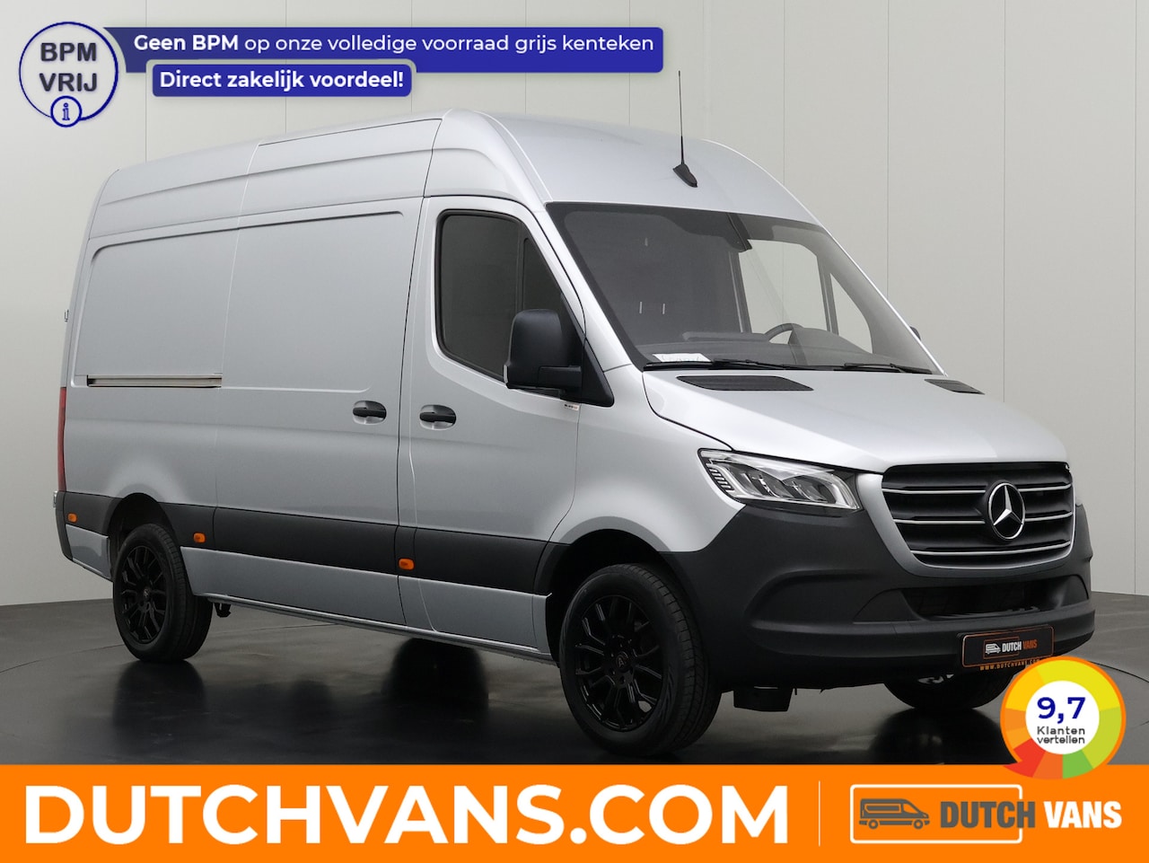 Mercedes-Benz Sprinter - 317CDI Automaat L2H2 | Led | Touchcreen Navigatie+Camera | 3500Kg Trekhaak | Airco | Cruis - AutoWereld.nl