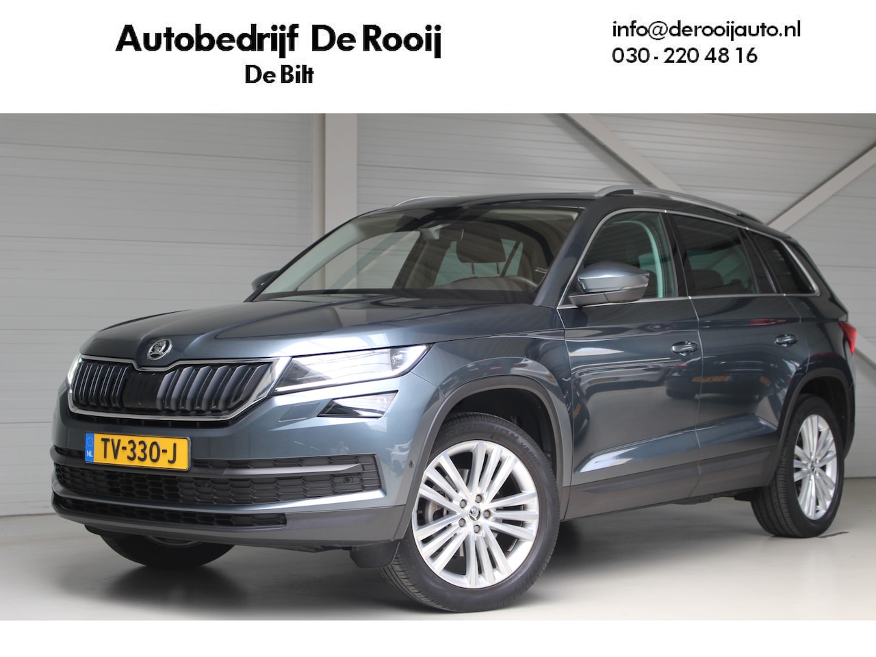 Skoda Kodiaq - 1.4 TSI ACT Style Business 7-Persoons Navigatie | Leder | Panoramadak | Cruise Control - AutoWereld.nl