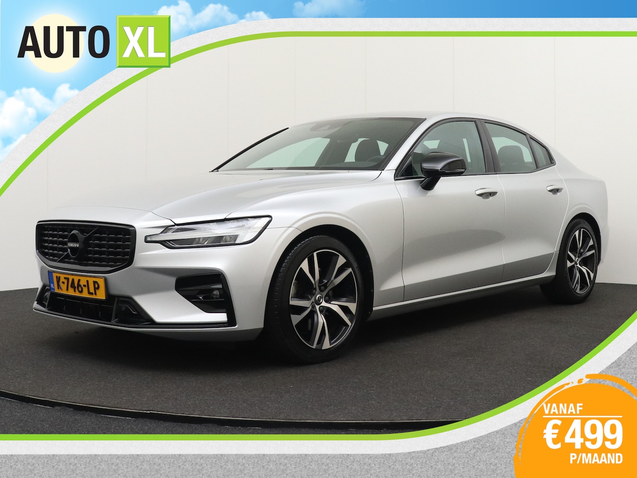Volvo S60 - 2.0 198 PK B4 R-Design Elek.Trekhaak Leder-Sportstoel Dodehoek - AutoWereld.nl