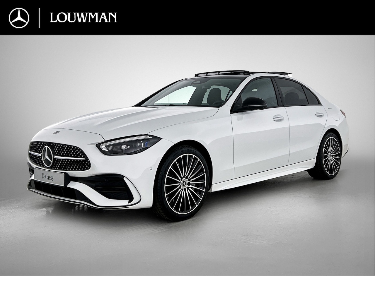 Mercedes-Benz C-klasse - 300 e Business Solution AMG | Premium Plus | Nightpakket | Middenconsole metaalstructuur | - AutoWereld.nl