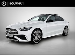 Mercedes-Benz C-klasse - 300 e Business Solution AMG | Premium Plus | Nightpakket | Middenconsole metaalstructuur |
