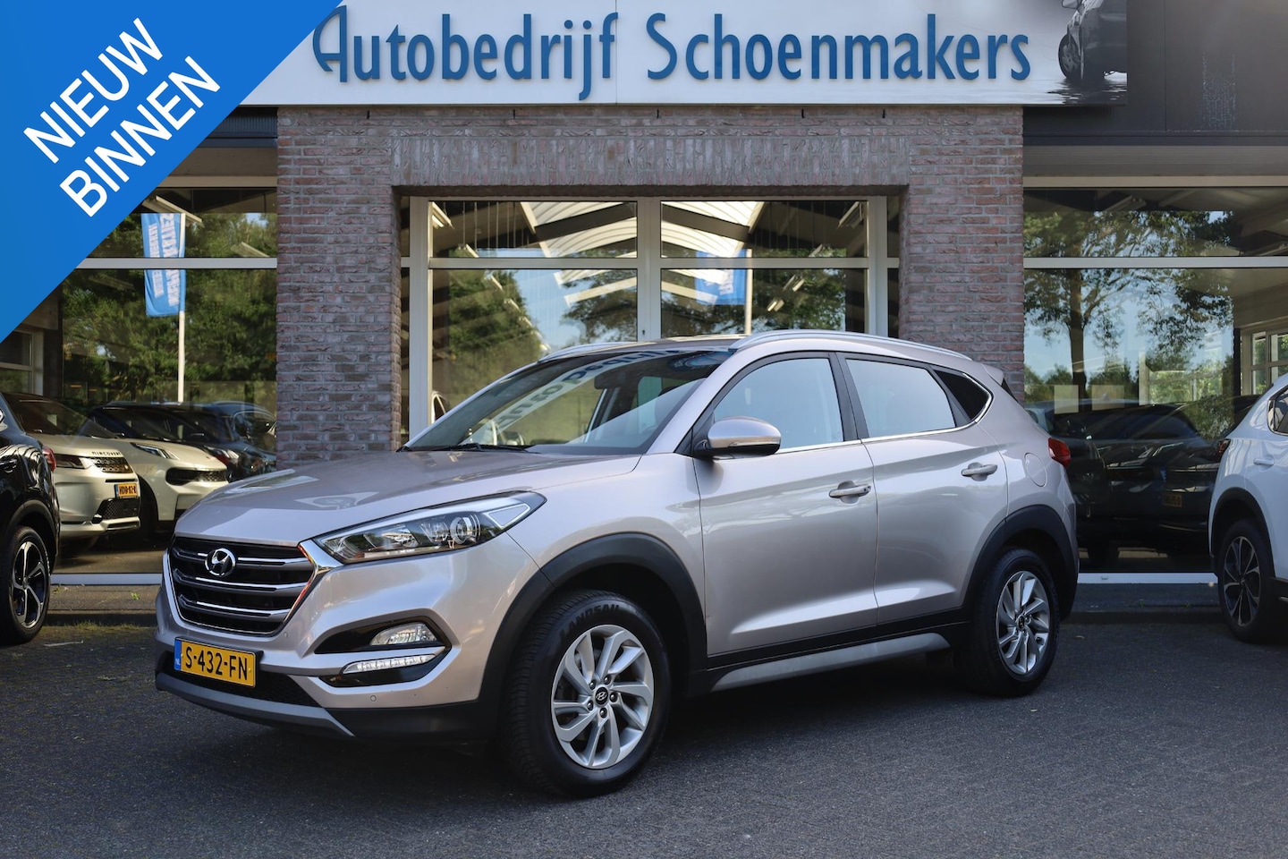 Hyundai Tucson - 1.6 GDi Comfort TREKHAAK CAMERA ALL-SEASONS CARPLAY 2xKEYLESS CRUISE 2xPDC NAVI CLIMA 17"L - AutoWereld.nl