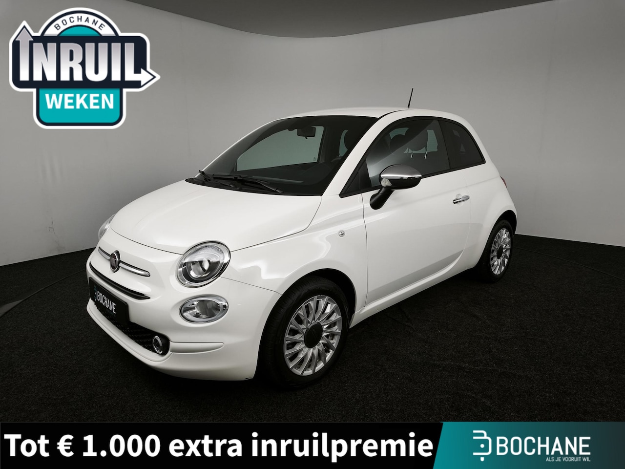 Fiat 500 - 1.0 Hybrid Dolcevita | Navigatie | Parkeersensoren | Climate Control | Cruise Control | - AutoWereld.nl