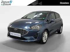 Ford Fiesta - 1.0 EcoBoost Hybrid Titanium NAVI AIRCO CAMERA CRUISE CONTROLE STOELVERWARMING LM VELGEN A