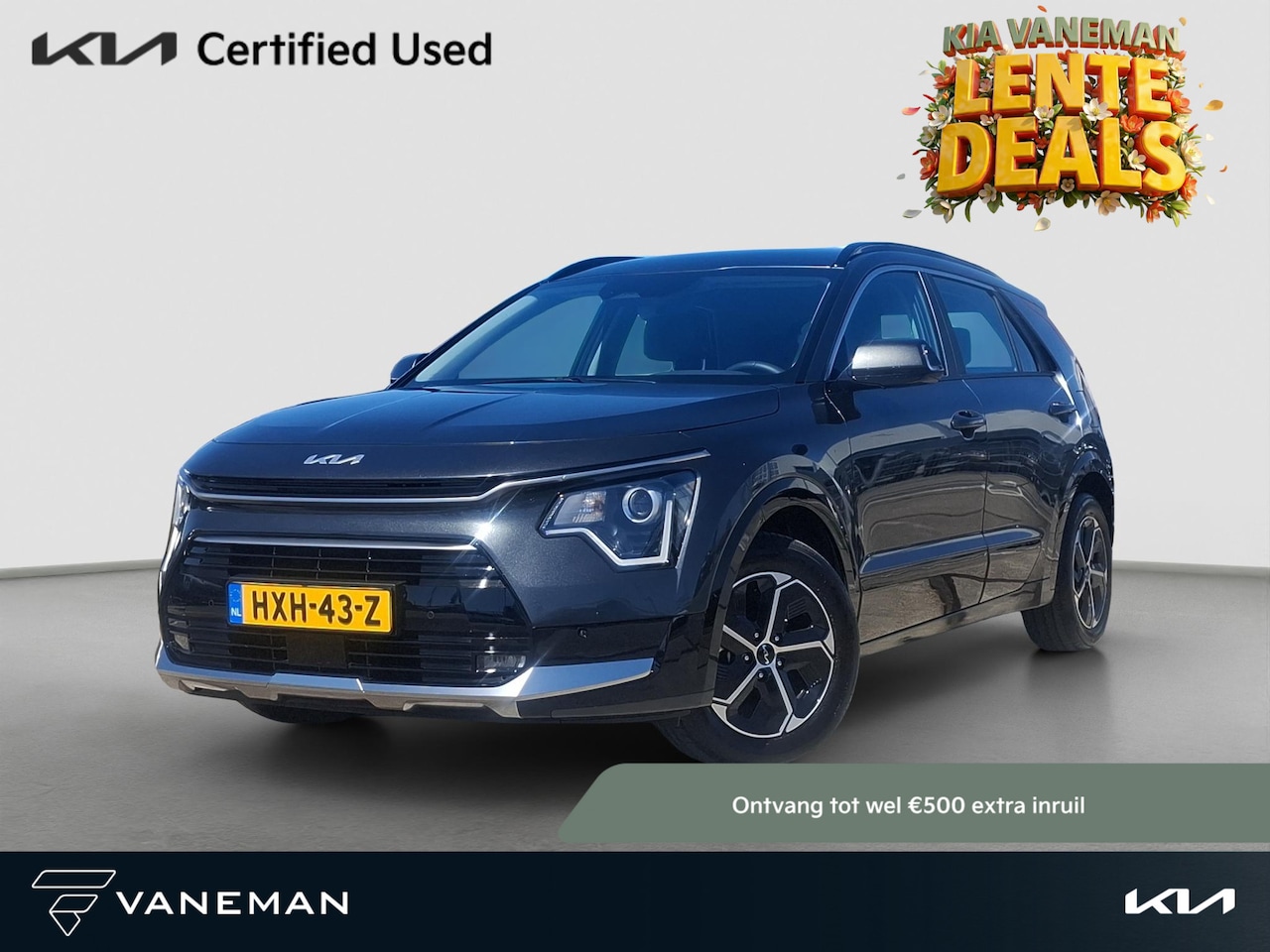 Kia Niro - 1.6 GDi Hybrid DynamicLine | Key-Less | Camera | Navi | Cruise | Android Auto / Apple Carp - AutoWereld.nl