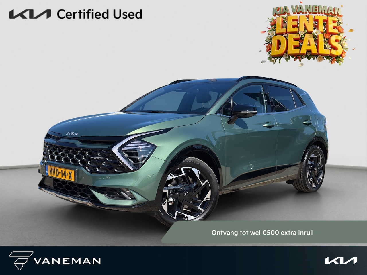 Kia Sportage - 1.6 T-GDi Plug-in Hybrid AWD GT-Line Automaat | Adapt. Cruise | Stoel- en Stuurverwarming - AutoWereld.nl