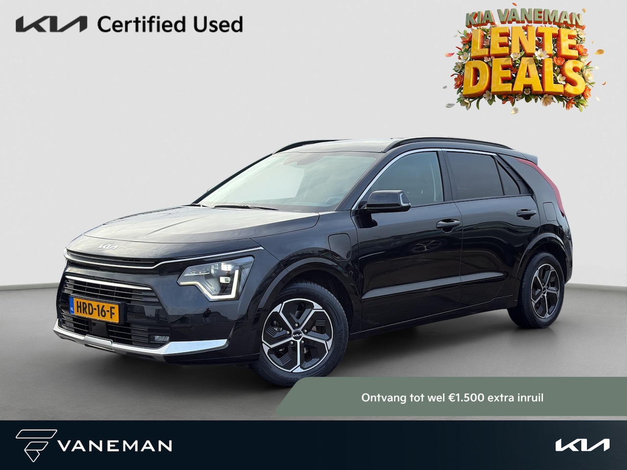 Kia Niro - 1.6 GDi PHEV DynamicPlusLine | Leder | Stoel- en Stuurverwarming | Adapt. Cruise | Schuif/ - AutoWereld.nl