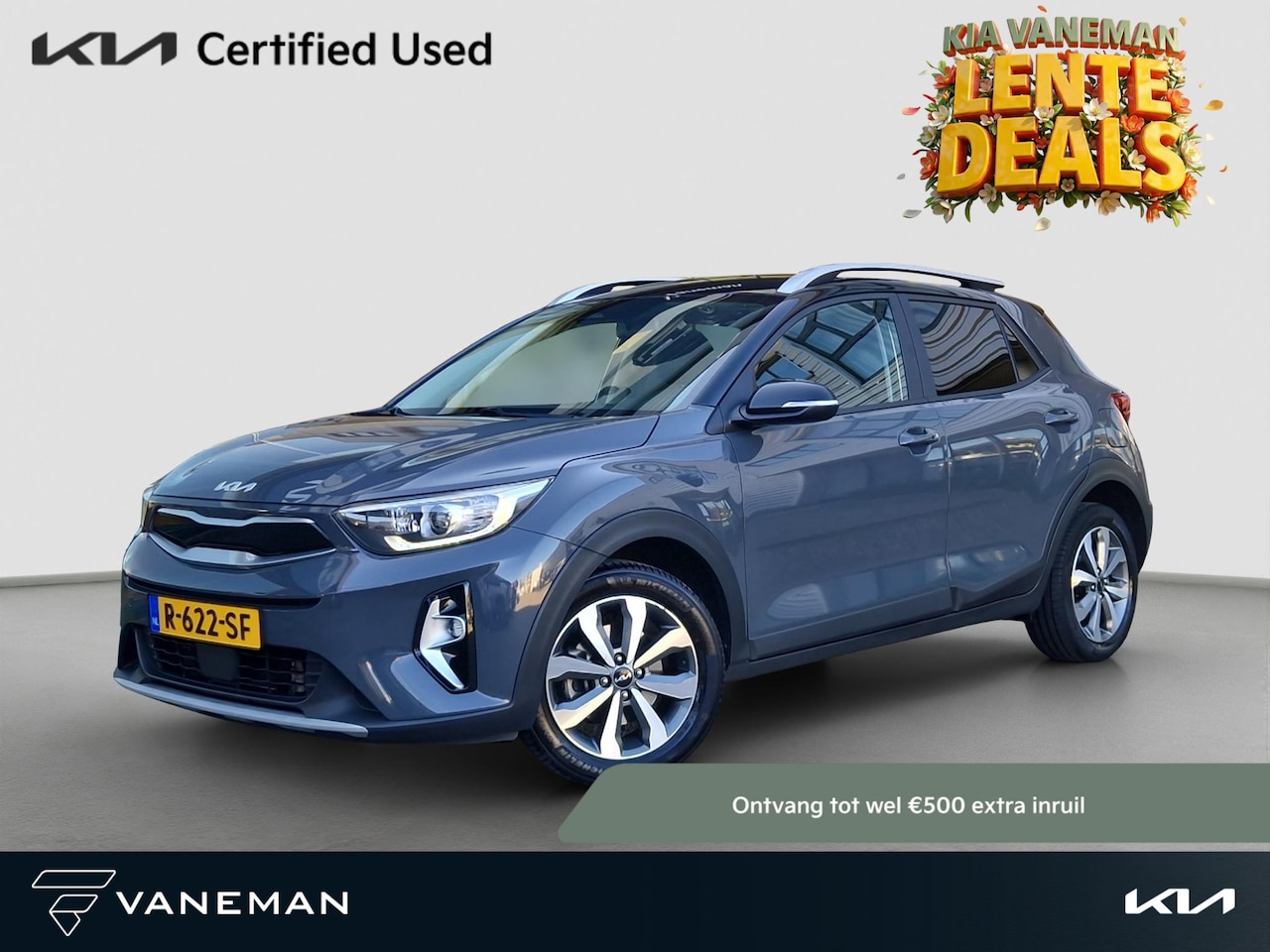 Kia Stonic - 1.0 T-GDi MHEV DynamicPlusLine | key-Less | Climate | Cruise | Camera | Android Auto / App - AutoWereld.nl