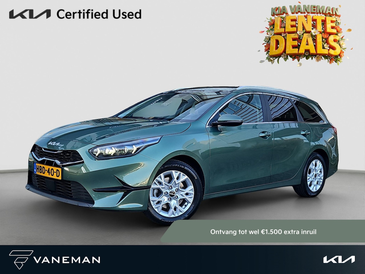Kia Cee'd Sportswagon - Ceed 1.0 T-GDi DynamicPlusLine | Stoel- en Stuurverwarming | Elektr. Achterklep | Cruise | - AutoWereld.nl