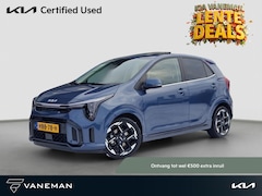 Kia Picanto - 1.0 DPI GT-Line | Beschikbaarheid In Overleg | Open Dak | LED | Leder | PDC | Navi | Clima